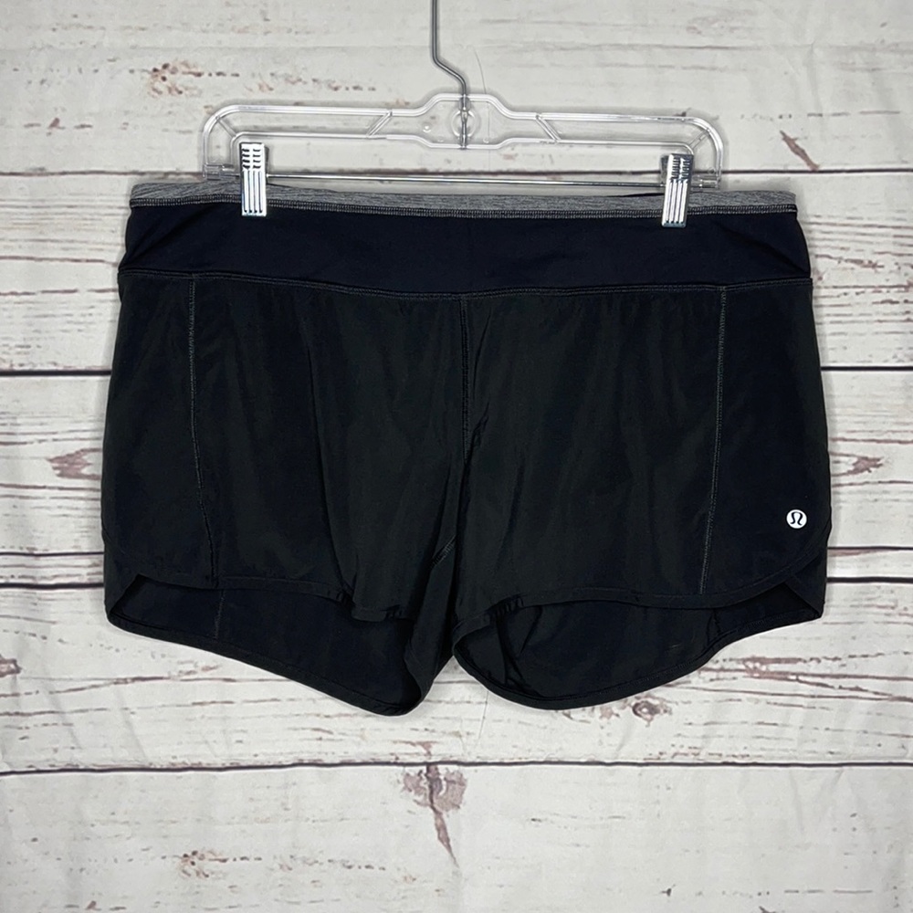 Lululemon Black Running Shorts Sz 12!
